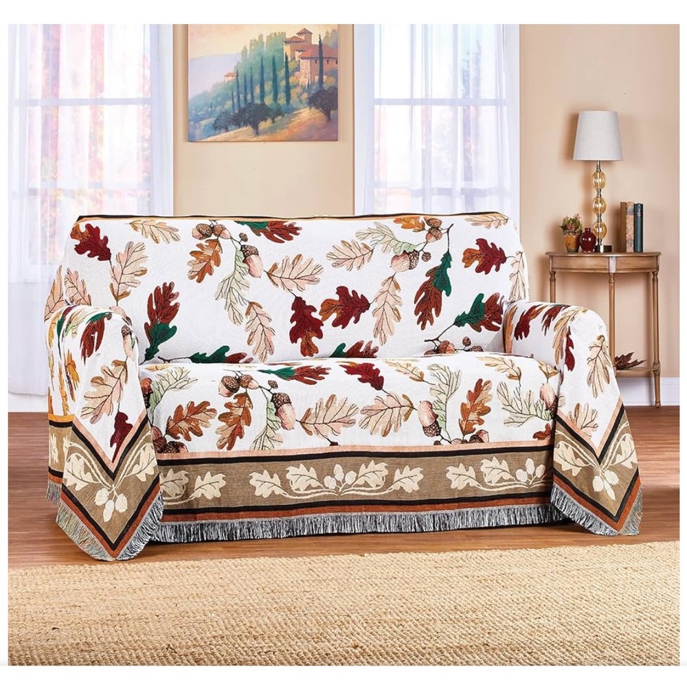 Autumn Leaf Tapestry Protective Furniture Cover